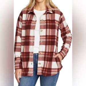 Eddie Bauer Microfleece Button Up Shirt